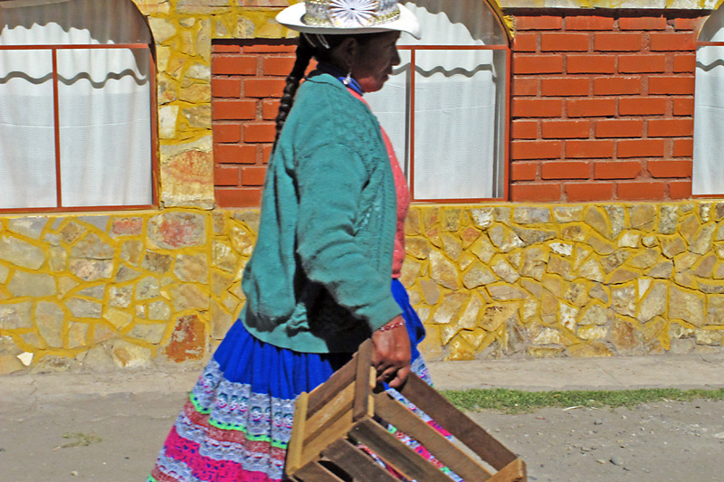 One of my favorite pictures from Peru was taken from a moving bus window