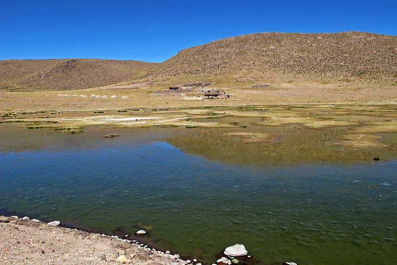 These little ponds were near the top of the pass
