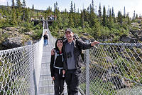 The Yukon Suspension bridge