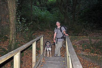 Mulder and I hiking