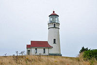 The Cape Blanco lighthouse looking out of the western most point in the continental US
