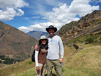Brian with our tour guide Maggie, aka Sexy Woman, because of her pronunciation of Sacsayhuaman.jpg
