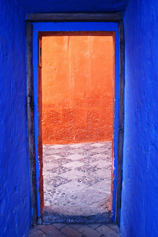 The blue doorway