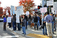 Occupy protesters on Wall Street in Bend OR.jpg