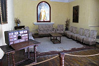 Room inside the Santa Catalina 