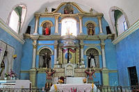 Inside the Yanque church