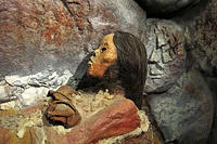 The real mummy can not be photographed and is in Arequipa
