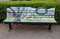Healdsburg bench