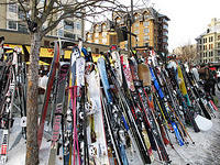 Skis in the village.jpg